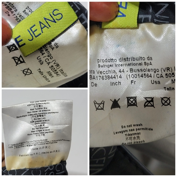 VERSACE Gianni Leather Bucket Bag Black - Picture 7 of 13